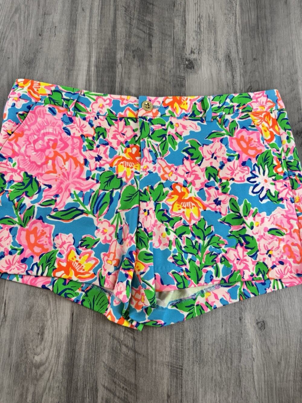 Lilly Pulitzer Callahan Knit Shorts Size 14